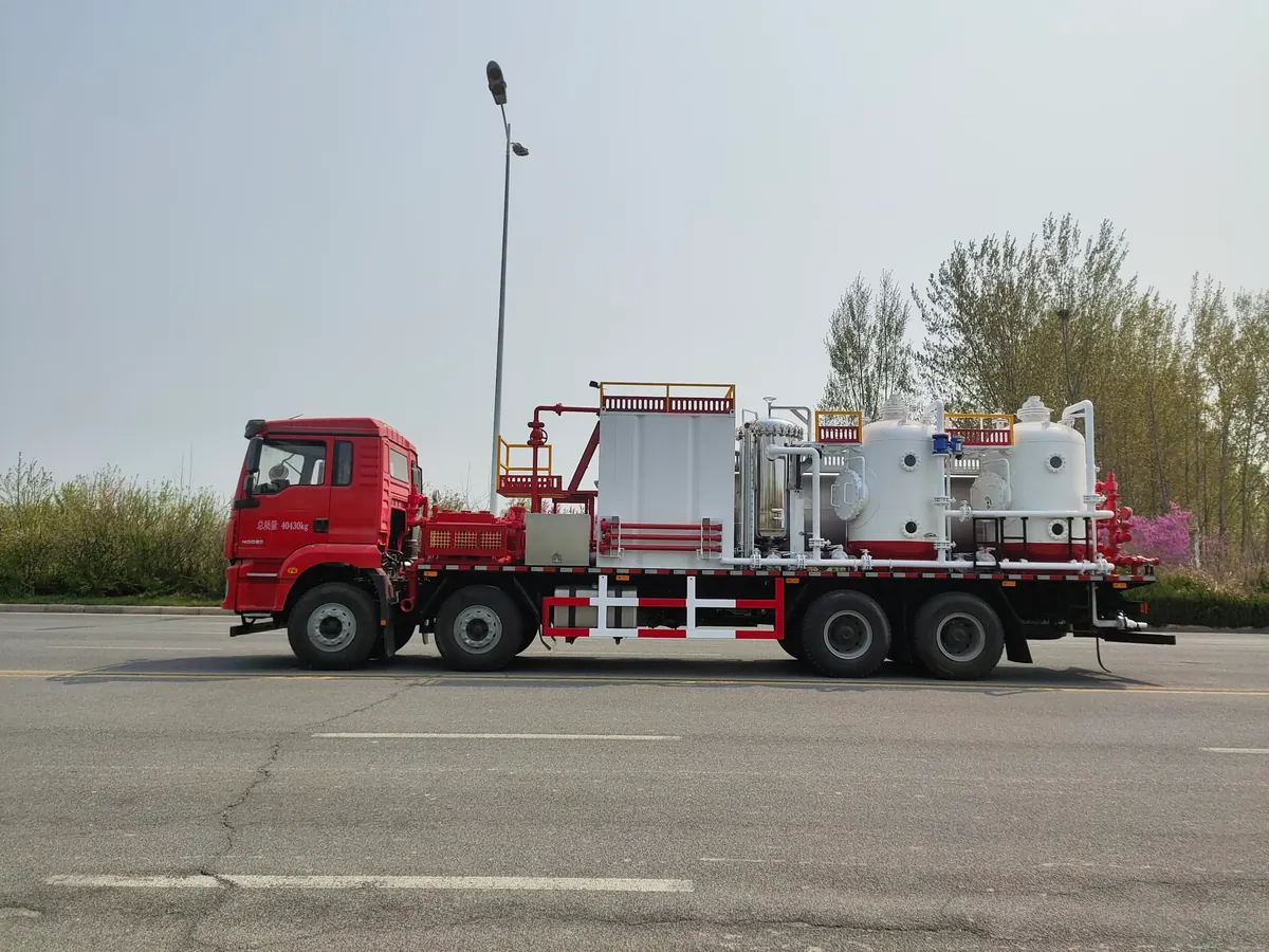 Oilfield Flushing Truck equipment reference